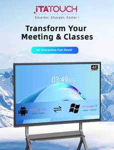 Hot bán 65 75 85 inch LED bảng tương tác hồng ngoại con trỏ laser & bảng trắng thông minh Bảng đen hiển thị - Product Image 4