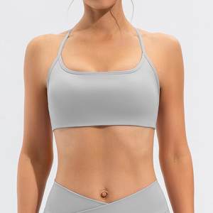 Ropa <span class=keywords><strong>de</strong></span> <span class=keywords><strong>Yoga</strong></span> para Mujer, Ropa Deportiva, Top Deportivo con Cuello en V, Prenda Deportiva, Chaleco Activo, Sujetador Deportivo con Espalda Abierta - Product Image 6