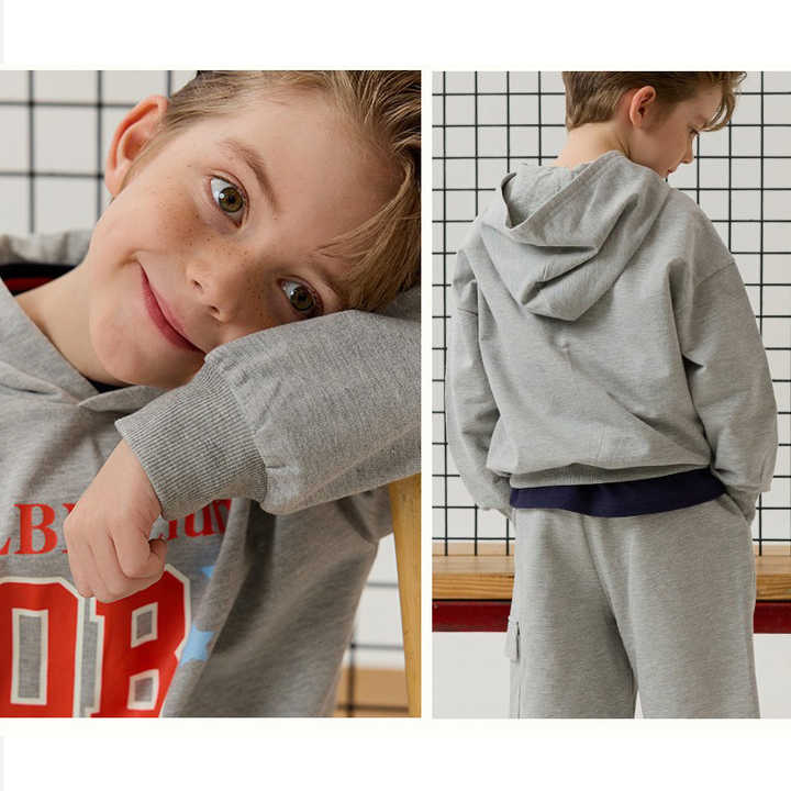 Designed In Korea IntheK Owleybarn Club Bermuda Hood Set Children's Bermuda Set Boys Girls Summer Shorts Set