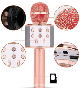 Micrófono <span class=keywords><strong>de</strong></span> Karaoke inalámbrico portátil para niños con altavoz para entretenimiento <span class=keywords><strong>de</strong></span> Karaoke para niños - Product Image 2