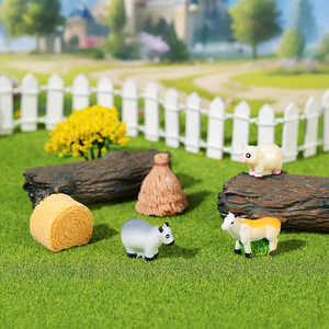 Juguetes de animales de granja Wenwen, mini modelos de resina para juegos de simulación, educación temprana - Product Image 2