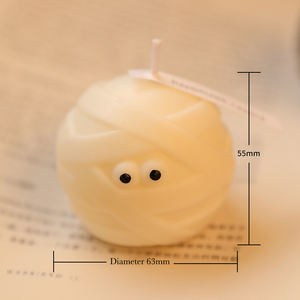 Vela con forma de momia, vela de Halloween, velas perfumadas para fiesta de decoración de Halloween - Product Image 6