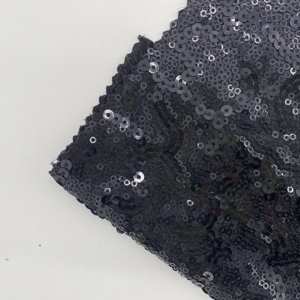 MQ Bestseller Glänzender Bestickter Netzstoff 100% Polyester Stretch für Damen-Abendkleider mit Pailletten - Product Image 6