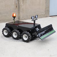 Infront Mini Souffleuse à Neige Automatique Robot Skid Steer Tracked Petit Camion de Chasse-Neige
