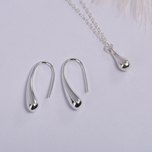 New Fashion 4pcs/<strong>set</strong> <strong>Silver</strong> Drop Women Jewelry <strong>Set</strong> <strong>Necklace</strong> Earrings Twisted Rings and Bangle Gold Plated Jewelry <strong>Sets</strong> - Product Image 4