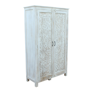 Multi Functional Wooden Almirah <b>Wardrobe</b> with Drawers and <b>Hanging</b> Space Modern Bedroom Storage Solution with Elegant Appearance - Product Image 4