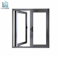 Fenêtre à battant en aluminium durable et éco-responsable LANGE, taille standard, fenêtre en aluminium pour maison de plage