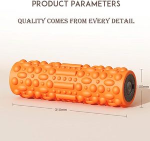 충전식 깊은 조직 진동 롤링 바디 마사지 내부 볼 롤러 바디 진동 근막 롤러 마사지 기계 - Product Image 6