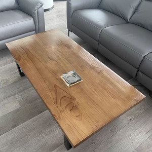 <span class=keywords><strong>Tavolo</strong></span> <span class=keywords><strong>da</strong></span> pranzo di lusso in legno allungato Set di lastre di legno con bordo vivo <span class=keywords><strong>tavolo</strong></span> personalizzato massello noce sudamericano con bordo vivo tavolino <span class=keywords><strong>da</strong></span> caffè - Product Image 5