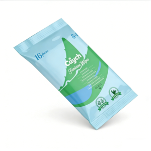 Lingettes nettoyantes intimes féminines naturelles et biodégradables avec logo personnalisé, lingettes vaginales féminines organiques - Product Image 1
