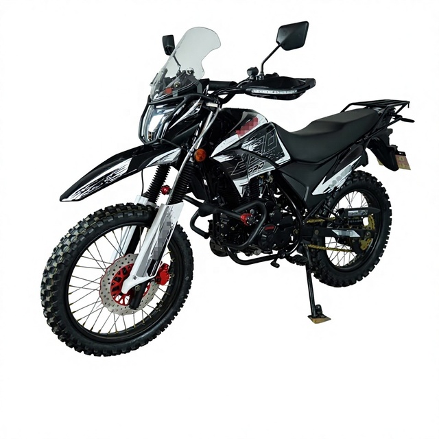 High Performance 250cc Off Road Motorcycle with Hydraulic Suspension and Digital Instrument Panel for Adventure