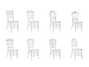 כסא צ'יאווארי שקוף עשוי שרף קריסטל אקרילי יוקרתי סיטונאי מהמפעל לשנת 2025 - Product Image 6