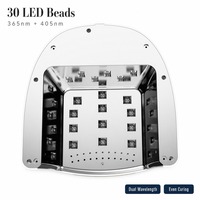 Lampe à ongles UV LED sans fil haute puissance, batterie rechargeable, sèche-cheveux portable en métal, compatible en gros