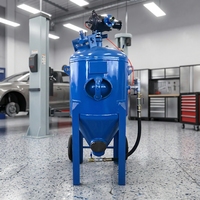 Machine de sablage à eau à structure en acier de type ouvert personnalisée, sablage à eau haute vitesse pour la préparation des surfaces