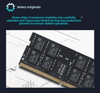 Vente en gros de modules de mémoire RAM DDR4 ECC pour ordinateur portable, 4 Go, 8 Go, 16 Go, 3200 MHz, SO-DIMM, avec logo personnalisé