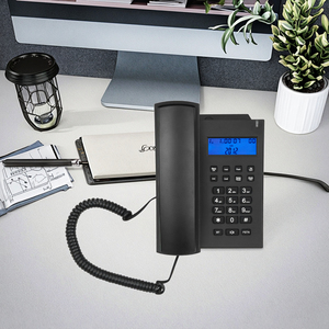 Teléfono Fijo Analógico <span class=keywords><strong>de</strong></span> Escritorio con Identificador <span class=keywords><strong>de</strong></span> Llamadas, Pantalla LCD <span class=keywords><strong>de</strong></span> 16 Dígitos, Control <span class=keywords><strong>de</strong></span> Volumen <span class=keywords><strong>de</strong></span> 4 Niveles, para Oficina, Hogar, Hotel, Fábrica OEM/ODM - Product Image 6