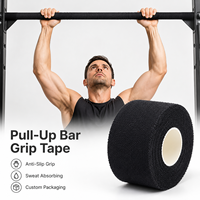 Vente en gros de ruban adhésif antidérapant en coton pour barres de traction, équipement de gym, 38 mm x 10 m