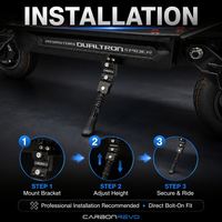Support de scooter Carbonrevo Dualtron, support de remplacement pour les longues distances, résistant à l'usure, compatible premium