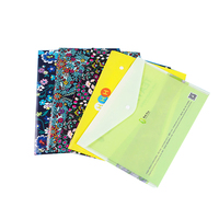 Portefeuilles de poche pour enveloppe en plastique Offres Spéciales Dossier scolaire Document A4 Sac de fichiers transparent avec logo personnalisé pour dossiers à bouton-pression