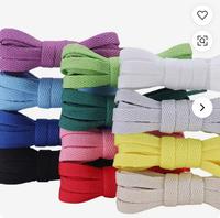 Vente directe usine – Lacets plats cirés en polyester et coton pour bottes, baskets et chaussures – Plusieurs longueurs et couleurs disponibles (par paire)