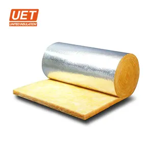 R19 Supplier Prefab Houses sound proof insulation fiberglass glass wool blanket Vacuum Insulation roll