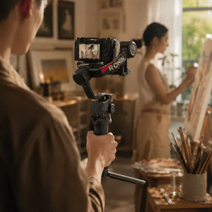 วีดีโอกราฟฟิก Vlog ใช้กับ Gimbal RS 4 รองรับน้ำหนักได้ 6.6 ปอนด์ ตัวกันสั่นแบบมือถือ ปรับเอียงได้ รุ่นที่ 2 พร้อมระบบล็อคแกนแนวตั้งอัตโนมัติ - Product Image 6