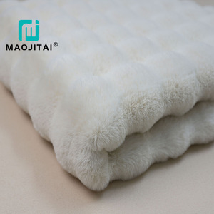 Maojitai Grs thỏ bubbly phong cách Faux lông vải dệt kim nhà dệt từ nhà máy cung cấp - Product Image 3