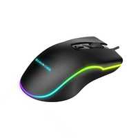 Souris de jeu PC filaire M12 Logo personnalisé arc-en-ciel haute DPI 6 boutons programmable Interface USB Design ergonomique