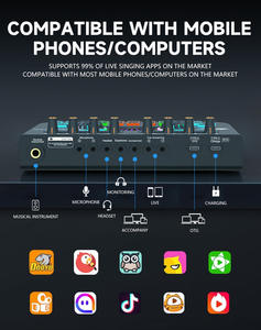 Podcast Configuration de bureau Carte son X3 Carte audio avec effets Podcast Microphone à condensateur <span class=keywords><strong>Enregistrement</strong></span> Kit <span class=keywords><strong>complet</strong></span> Streaming <span class=keywords><strong>Studio</strong></span> - Product Image 5