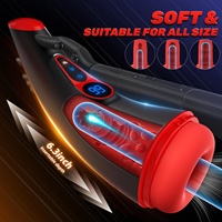 Netphi M035 Männlicher Masturbator 9 Saug- und Vibrationsmodi Wasserdicht Realistische Taschenmuschi Penispumpe LCD-Display Masturbationsbecher