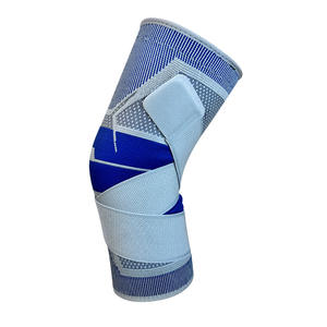 Rodillera Deportiva de Silicona Antideslizante con Doble Correa y Tiras de Nylon con Resorte, Alta Elasticidad, para Baloncesto y Running - Product Image 2