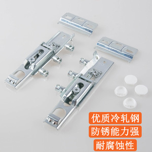 Soporte oculto para colgar gabinetes Shangsino Hardware GU-555, acero laminado en frío, fundición a presión, fácil instalación, gabinetes de cocina para pared. - Product Image 5