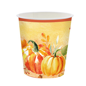 Harvest Festival Pumpkin Party Supplies Paper <b>Plates</b> Cups Napkins Utensils <b>Disposable</b> Tableware Set Thanksgiving Decorations - Product Image 5