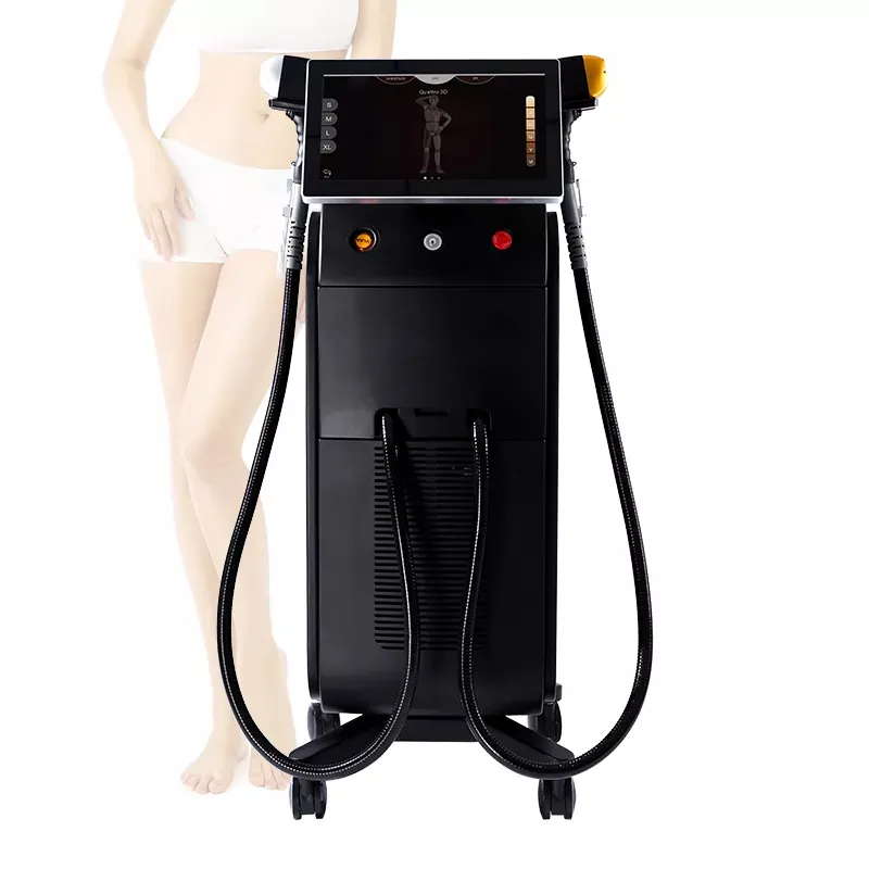 808nm Lazer Haaren tfernung Eis Platin Deka Laser Alexa ndrit Diodenlaser Epilierer 755 808 1064 Epilation Definitiv