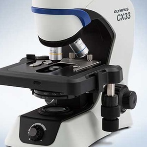Microscope vertical trinoculaire avancé Olympus Cx33 avec module fluorescent LED amélioré pour usage en laboratoire - Product Image 1