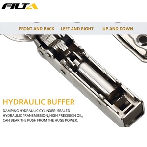 Bản lề tủ âm tủ tự đóng êm, điều chỉnh được 3 chiều, hai chiều, kiểu kẹp, thủy lực 9717 - Product Image 6