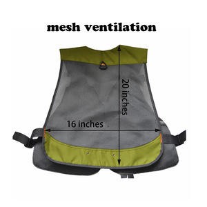 Gilet de pêche vert en tissu Oxford respirant avec plusieurs poches, portable pour l'extérieur et la photographie - Product Image 5