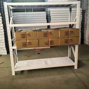 Middle Duty Storage Supermarket <b>Shelves</b> Warehouse <b>Shelves</b> Display Strong Steel <b>Adjustable</b> Shelf Mental Rack Storage Shelving - Product Image 3