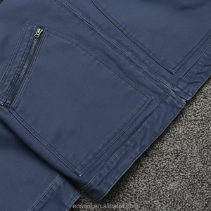 سترة رجالية مخصصة من القماش القطني عالي الجودة بأسلوب الشارع الكلاسيكي، سترة ثقيلة للعمال مقاومة للرياح للشتاء - Product Image 3