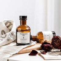 Diffuseur d'aromathérapie de luxe 100ml Eco Home Decor huile essentielle en verre de haute qualité pour diffuseur de roseau cadeau parfait pour l'odeur