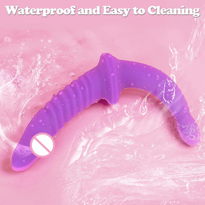 APP Electric Strap-On Double Head Dildo Liquid Silicone Sex Toy para mujeres para <span class=keywords><strong>lesbianas</strong></span> Anal Play & Vibrations - Product Image 5