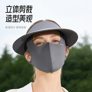 Mascarilla Protectora Solar Facial Completa Forever UPF50+ de Seda Helada para Ciclismo, Talla Única para Mujer - Product Image 3