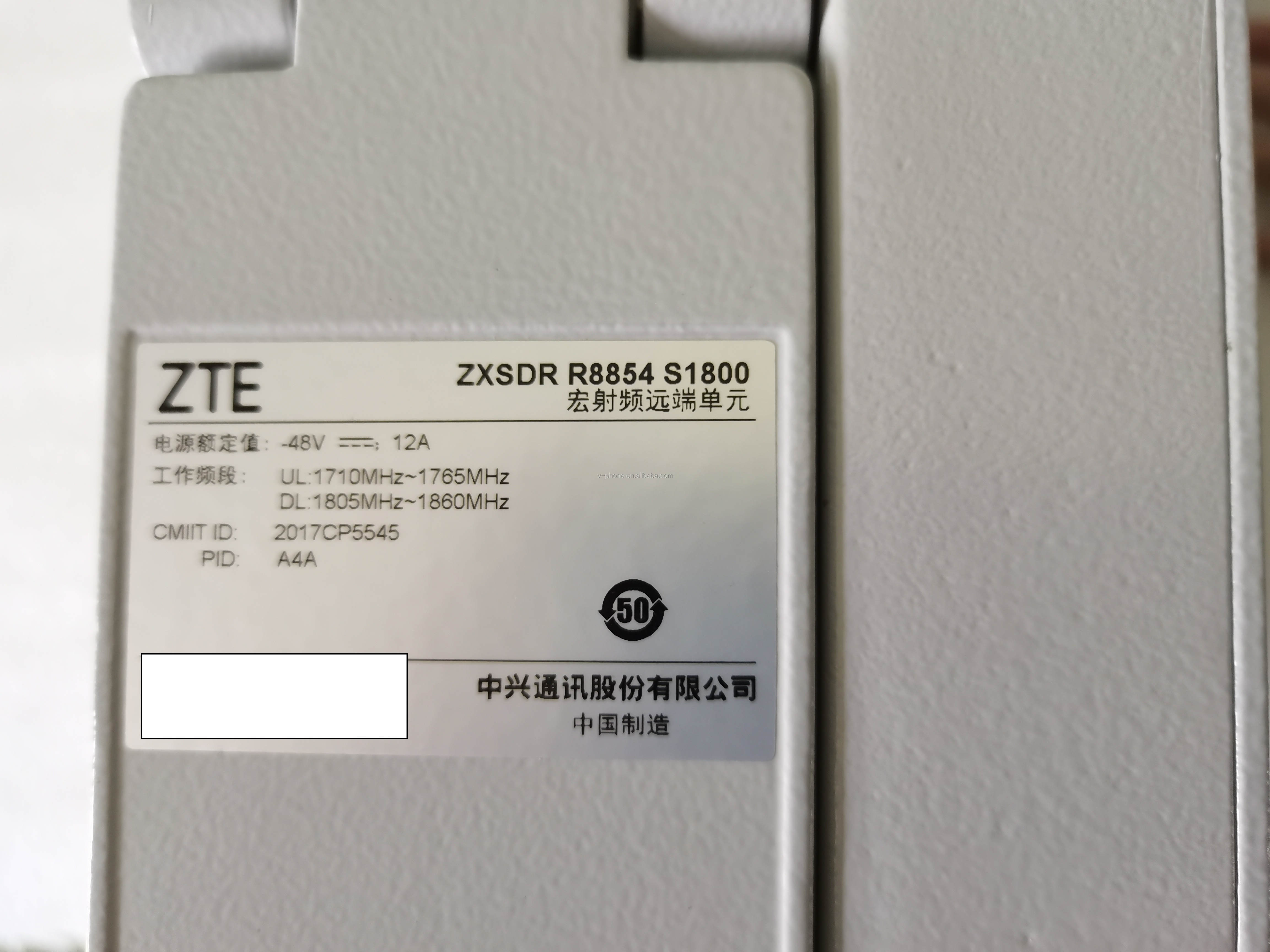 ZTE R8854 S1800 Wireless Network RRU ZXSDR (DC 1805-55) 10G for