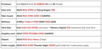 18-core i9 10980XE RTX3090 conception de jeu rendu serveur Film et télévision poste graphique station de travail ordinateur de bureau PC hôte