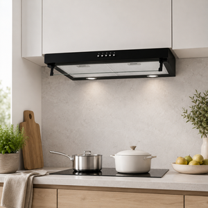 Campana Extractora Silenciosa de 60 cm con LED, Diseño Ultrafino para Coche/RV/Hotel/Cocinas Domésticas, Recirculación de Aire - Product Image 3