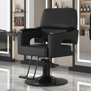 เก้าอี้เสริมสวยสำหรับทำผม หมุนได้ 360 องศา ปรับระดับได้ ยี่ห้อ qmz - Product Image 1