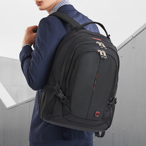 Multifunctional Business <b>Travel</b> <b>Backpack</b> Large Capacity Lightweight Durable Laptop Bag For Business <b>Travel</b> Unisex Black Solid - Product Image 2