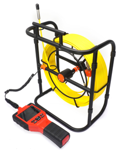 Caméras vidéo sous-marines, endoscopes, écran HD 10,1'', caméra de surveillance des canalisations d'égout, caméra endoscopique avec tube flexible semi-rigide de 50 m, lumière LED - Product Image 1