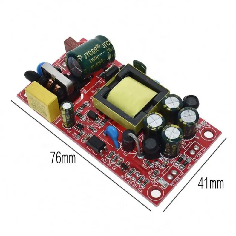 Isolierter 110 V~370 V 110 V 330 V 370 V 240 V zu 12 V 1 A / 5 V 1 A Doppel 2 Straßenausgänge Step-down-Konverter