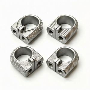 ตัวล็อคแกนแบบแยกส่วนสำหรับยึดท่อสแตนเลส/อะลูมิเนียมด้วยเครื่อง CNC 5 แกนความแม่นยำสูง สำหรับอุปกรณ์และการติดตั้งโครงสร้าง - Product Image 2